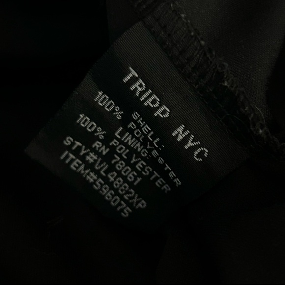 Tripp NYC Black Skirt with White Butterfly Design 18 - Picture 6 of 9